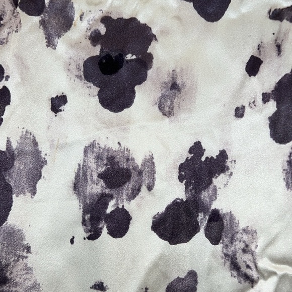 Ann Taylor Purple and White modern abstract Sheath Dress Bateau Neckline size 2 - Picture 4 of 9